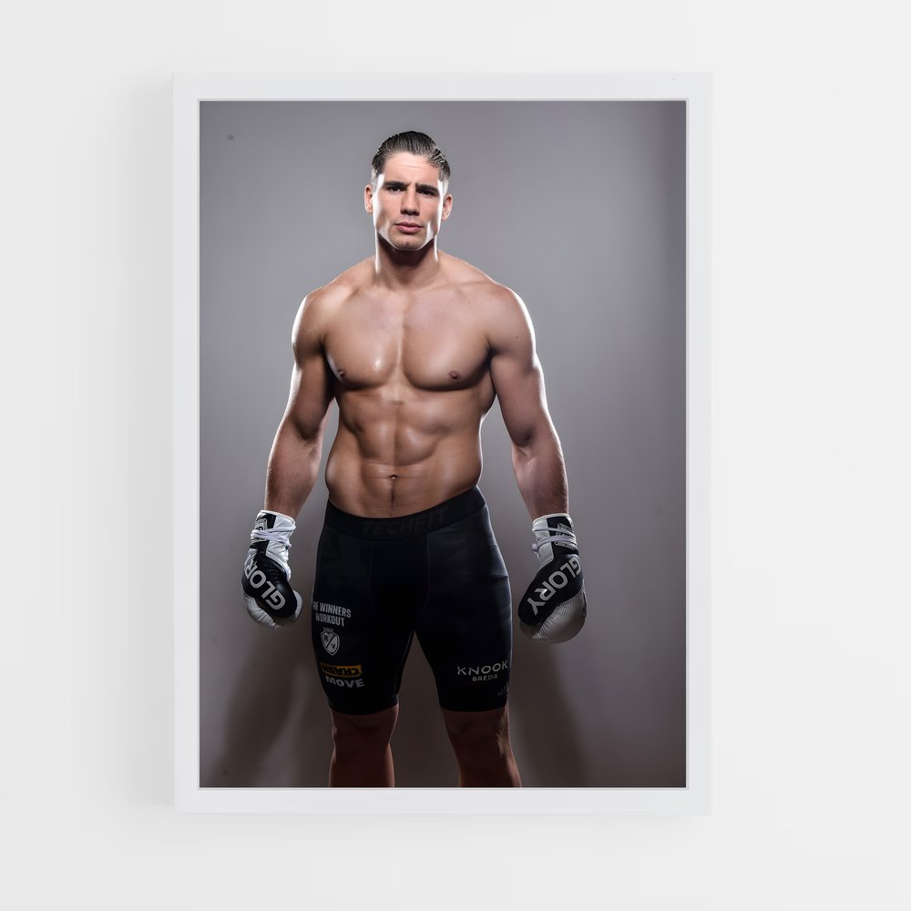 Poster Champion de la Gloire – affiche Kick-boxing (vue 3)